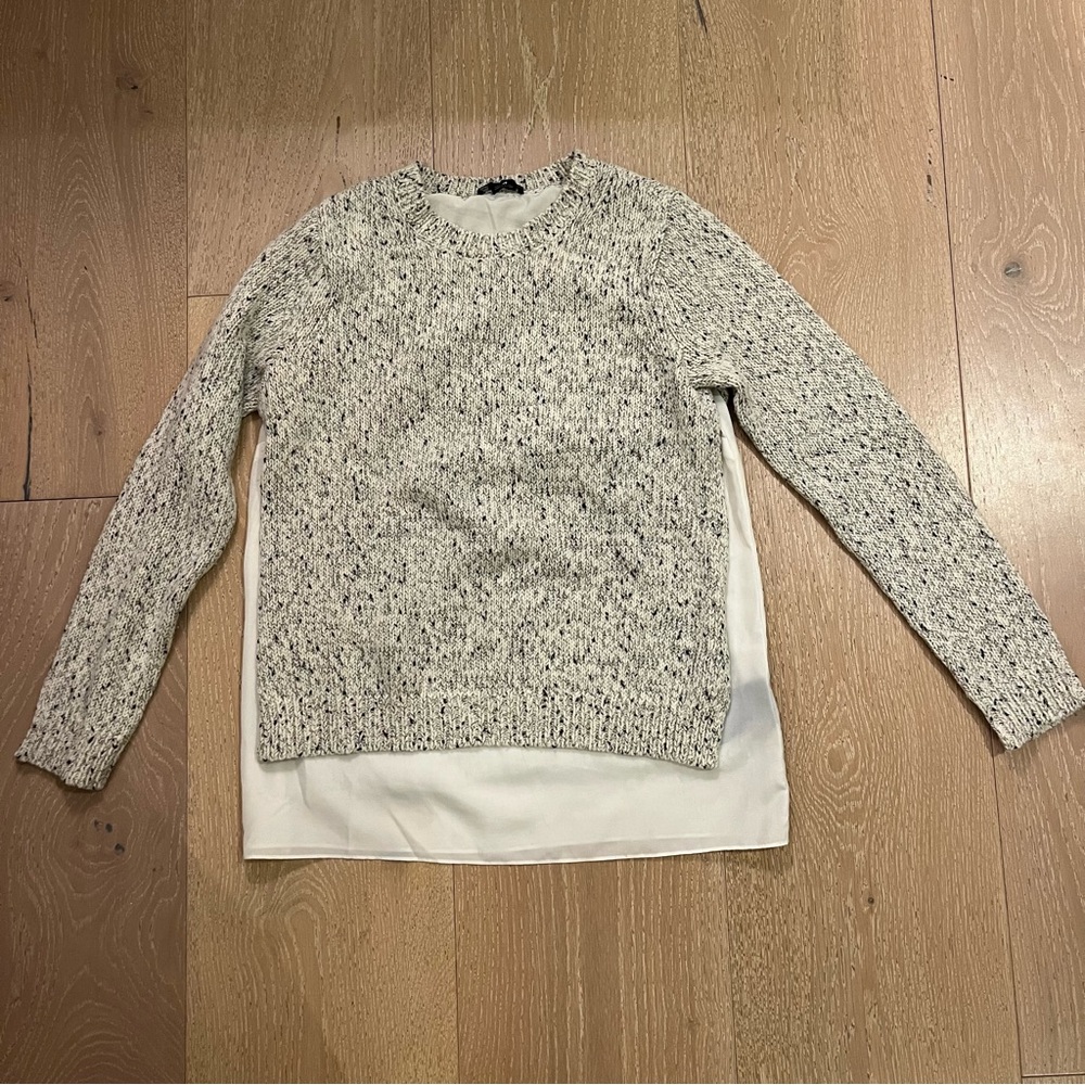 Club Monaco - Sweater with silk top under